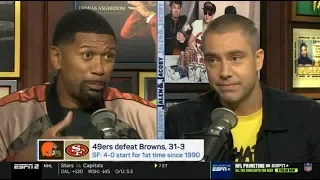 Jalen & Jacoby 10/8 | Jalen on 49ers defeat Browns,31-3 | SF:4-0 start for 1st time since 1990