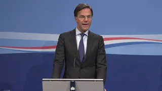 Integrale persconferentie van MP Rutte van 23 november 2018