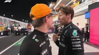 Max Verstappen dont even celebrate his pole position anymore |Russell reaction when he gets promoted