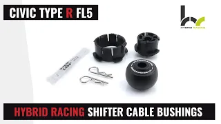 HYBRID RACING SHIFTER CABLE BUSHINGS (V2) - FL5 CIVIC TYPE R