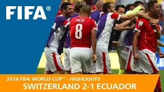 Switzerland v Ecuador | 2014 FIFA World Cup | Match Highlights