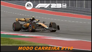 F1 23 MODO CARREIRA #110 (ESTADOS UNIDOS):UM DOS MELHORES 3° LUGARES QUE EU JÁ TIVE