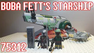 Lego Star Wars Boba Fett's Starship 75312 | 2021 Build