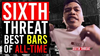 SIXTH THREAT BEST BARS OF ALL TIME | FLIPTOP | SUBTITLES + ANALYSIS #sixththreat #davao  #fliptop