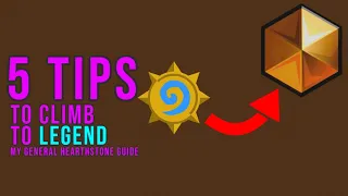 how to climb to LEGEND guide | Hearthstone Guide