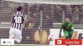 Juventus 2 - 0 Trabzonspor | Pablo Osvaldo's First Goal | 20/02/14