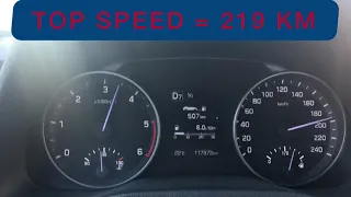 Hyundai Elantra Top Speed | Son Hız | 1.6 CRDI 136 HP 7 DCT