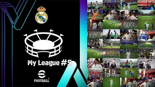 eFootball 2024 - My League #5 | La Liga con el Real Madrid | Next Gen - Series X [4K60FPS]