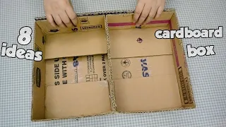 ✔ 8 Cardboard Box Ideas