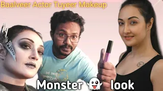 How to monster makeup step by step || Baalveer Actors, Tuyeer Monster look By rjmakeover