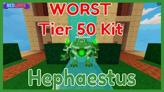 BedWars: Hephaestus Kit Gameplay (worst tier 50 kit?)