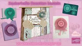 Rosetten basteln: Perfekte Deko für Geschenke & Zuhause