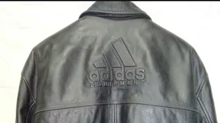 кожаная куртка 90x Adidas equipment