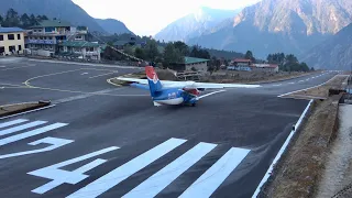 A day at one of the worlds most Challenging airports, 4K Planespotting at Lukla Tenzing Hillary