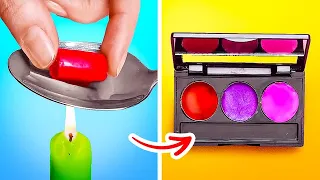 IDÉES FOLLES BEAUTÉ ET MAKEUP || Façons Drôles de Réutiliser du Maquillage Par 123 GO Like!