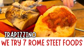 Rome Italy Street food "Cheap Eats" That You Will Not Want To Miss. We Share 7 Street Foods of Rome