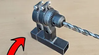 good idea !! diy homemade drilling machine that is rarely The weldar