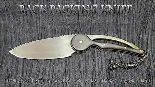 KNIFE MAKING / BACK PACKING KNIFE 수제칼 만들기 #111