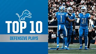 Top 10 Defensive Plays - 2022 Season | Detroit Lions