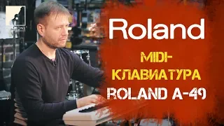 Обзор MIDI-клавиатуры ROLAND A-49