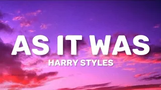 Harry Styles - As It Was (Lyrics)