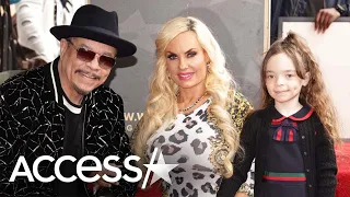 Ice-T's Wife Coco Austin & Daughter Chanel Join Him At Walk Of Fame Event
