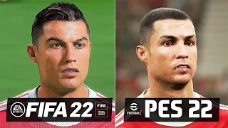 FIFA 22 vs PES 2022 - Graphics Comparison PART2