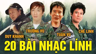 20 Bài Nhạc Lính Hay Nhất Mọi Thời Đại - Nhạc Lính Xưa 1975 Hiếm Có Khó Tìm