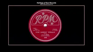 (1952) RPM 348-A ''Fine Lookin' Woman'' B.B. King