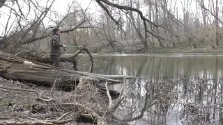 ВЕСЕННЯЯ РЫБАЛКА НА ПОПЛАВОК В МАРТЕ НА РЕКЕ.