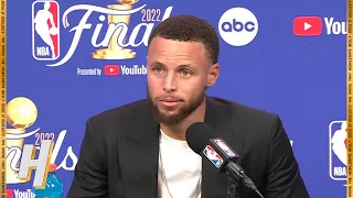 Stephen Curry Postgame Interview - Game 1 - Celtics vs Warriors | 2022 NBA Finals