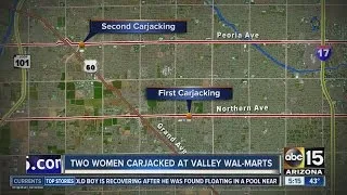 Women targeted by car thieves at Valley Walmart stores