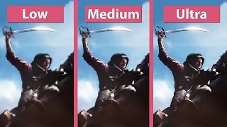 Battlefield 1 – PC Low vs. Medium vs. Ultra Open Beta Sinai Desert Map Graphics Comparison