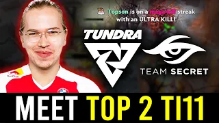 TOPSON meet TOP 2  TEAM in TI11 - CANCER PUBS DOTA 2