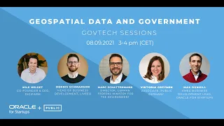 GovTech Sessions: Geospatial Data and Government