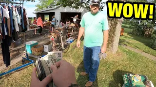 RARE COMIC HIDING AT A YARD SALE!