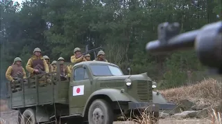 游擊隊伏擊日軍車隊，最終摧毀病毒武器！