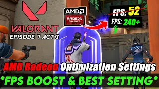AMD Radeon Best Settings For Valorant Episode 7 Act 3 | Valorant Episode 7 Act 3 FPS Boost Guide