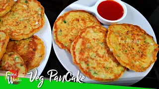 Vegetable Pancake | Easy and Quick Instant Breakfast Recipe | Healthy Breakfast Recipe | Foodworks