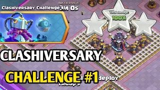 EASILY 3 STAR CLASHIVERSARY CHALLENGE #1 (Clash of Clans) coc gal