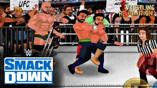 Mansoor & Cesaro vs. Los Lotharios: SmackDown, Nov. 5, 2021 | Wrestling Revolution