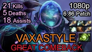 Arc Warden TOP 1 Dotabuff Vaxastyle COMEBACK Pub Ranked Full Game