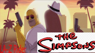 LA-Z Rider Simpsons couch gag