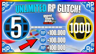 *SOLO* TOP 5 RP GLITCHES TO LEVEL UP FAST IN GTA 5 ONLINE! (BEST RP METHODS)