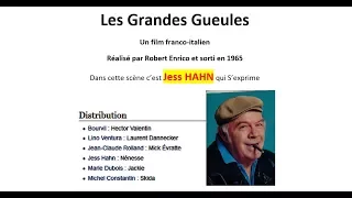 Les répliques cultes Jess HAHN (Les Grandes Gueules de Robert Enrico 1965)