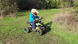 kids electric quad funbikes toxic 800w