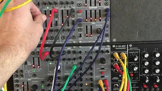 Pink Floyd - On The Run theme on a Behringer modular synth