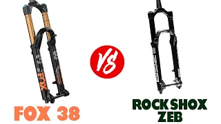 Fox 38 vs RockShox ZEB Enduro Forks Bike Comparison: Which One Is Best?