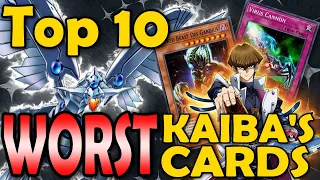 Kaiba's Top 10 WORST Cards (That He Used In The Anime)