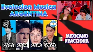 Mexicano reacciona | música Argentina mas escuchada desde 1923 - 2023